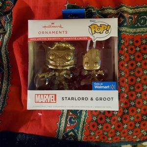 STARLORD GROOT LIMITED  ED FUNK POP HALLMARK  WALMART  EXCLUSIVE
